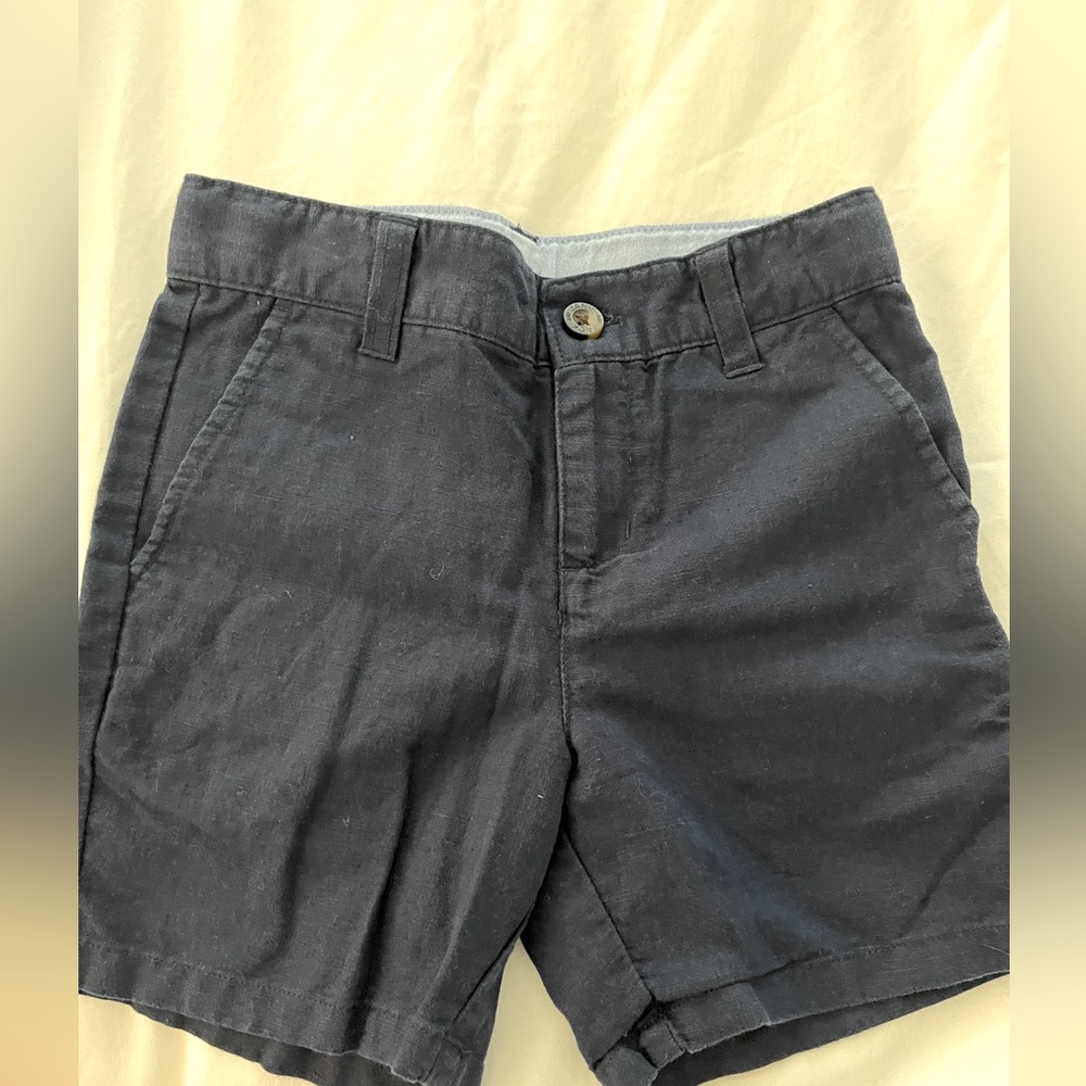 Janie and Jack navy cotton shorts size 5